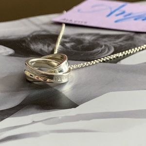 Authentic Tiffany & Co. 1837 Interlocking Pendant